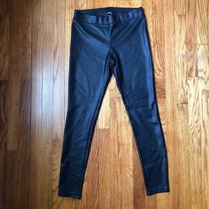 Express Vegan Leather Leggings